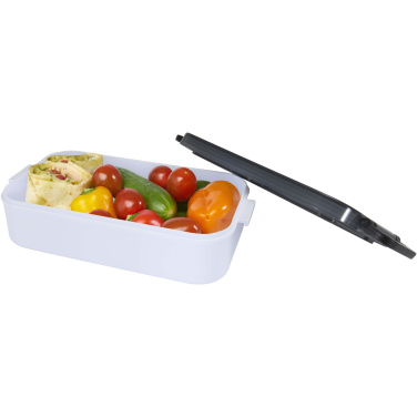 Logo trade business gifts image of: Snappy lunch box and cutlery set